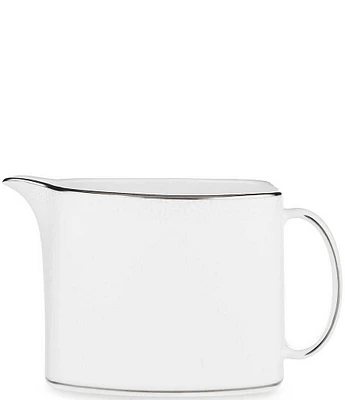 kate spade new york Cypress Point Striped Platinum Creamer