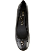 kate spade new york Dakota Charm Leather Ballet Flats