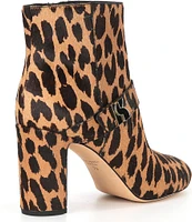 kate spade new york Dakota Leopard Print Calf Hair Booties