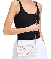 kate spade new york Deco Eyelet Mini Crossbody Bag