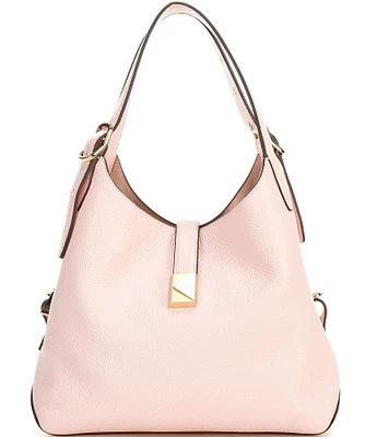 kate spade new york Deco Pebbled Leather Slouchy Crossbody Hobo Bag