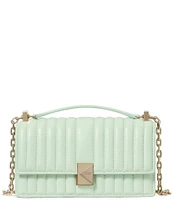 kate spade new york Deco Quilted Mini Flap Chain Convertible Crossbody Bag