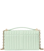 kate spade new york Deco Quilted Mini Flap Chain Convertible Crossbody Bag