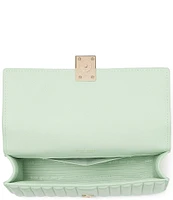 kate spade new york Deco Quilted Mini Flap Chain Convertible Crossbody Bag