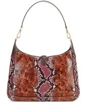 kate spade new york Deco Snake Embossed Leather Hobo Bag