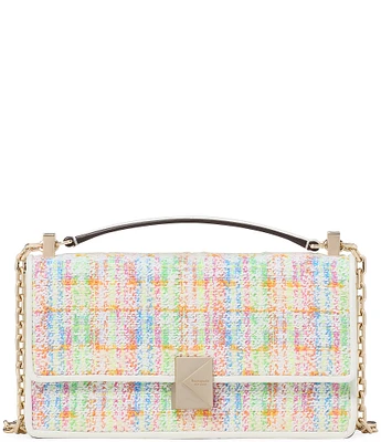 kate spade new york Deco Tweed Mini Convertible Crossbody Bag