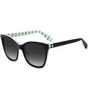 kate spade new york Women's Desi 55mm Butterfly Sunglasses