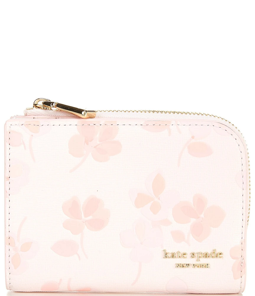 kate spade new york Devin Spring Panisies Small Compact Wallet