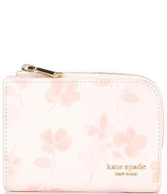 kate spade new york Devin Spring Panisies Small Compact Wallet