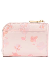 kate spade new york Devin Spring Pansies Zip Card Case