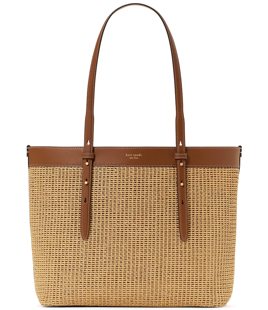 Kate Spade New York Do It All Large Straw Tote Bag