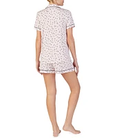 kate spade new york Dot Print Jersey Shorty Coordinating Pajama Set