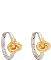 kate spade new york Double Knot Huggie Hoop Earrings