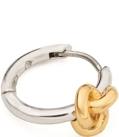 kate spade new york Double Knot Huggie Hoop Earrings