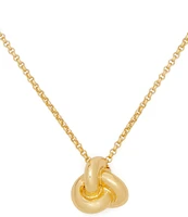 kate spade new york Double Knot Short Pendant Necklace
