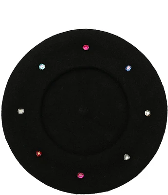 kate spade new york Embellished Beret Hat