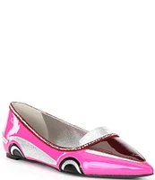 kate spade new york En Route Crystal Leather Flats