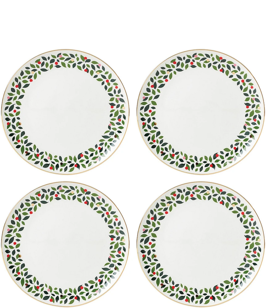 kate spade new york Evergreen Dinner Plates, Set of 4