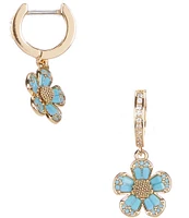 kate spade new york Fleurette Huggie Hoop Earrings