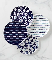 kate spade new york Floral Way 4-Piece Accent Plate Set