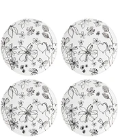 kate spade new york Garden Doodle Accent Plates, Set of 4