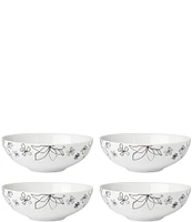 kate spade new york Garden Doodle Cereal Bowl, Set of 4