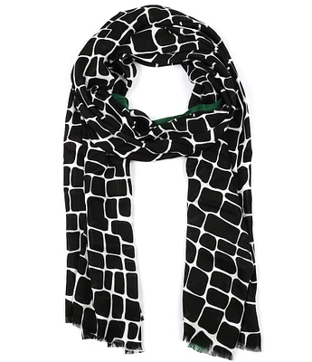 kate spade new york Geometric Graffle Oblong Scarf