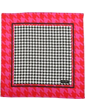 kate spade new york Houndstooth Silk Bandana Scarf