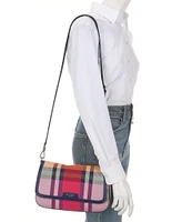 kate spade new york Hudson Grand Plaid Flap Shoulder Bag