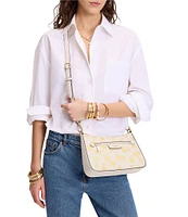 kate spade new york Hudson Spring Pansies Crossbody Bag