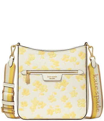 kate spade new york Hudson Spring Pansies Messenger Crossbody Bag