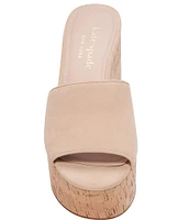 kate spade new york Ibiza Suede Platform Sandals