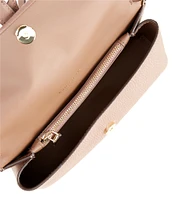 kate spade new york Knott Pebbled Leather Flap Chain Crossbody Bag