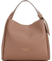 kate spade new york Knott Pebbled Leather Medium Crossbody Hobo Bag