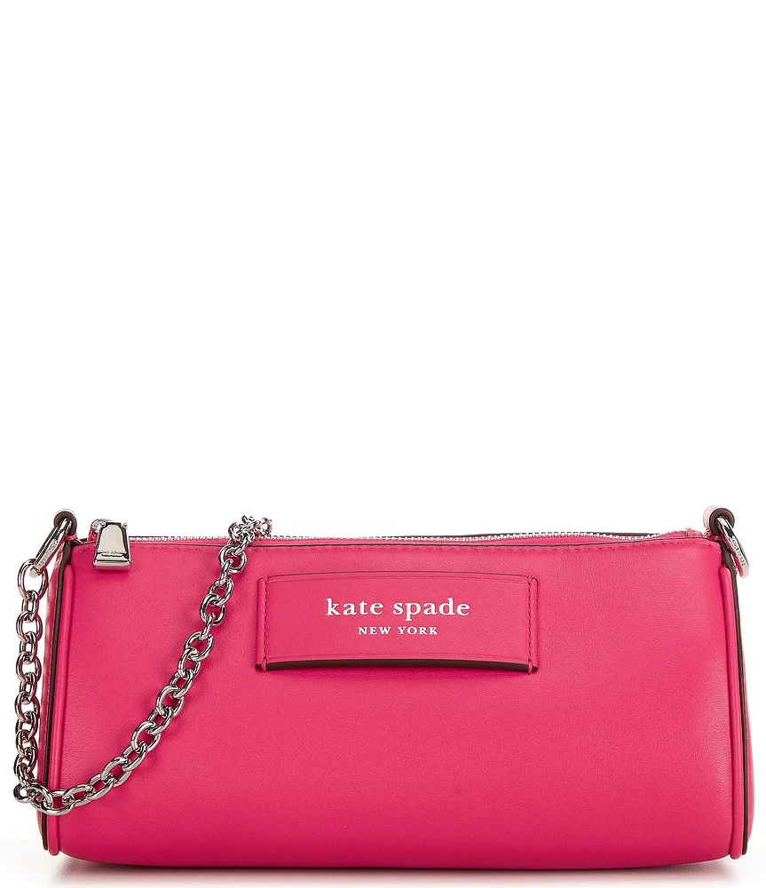 kate spade new york Label Smooth Leather Pochette Bag