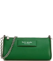 kate spade new york Label Smooth Leather Pochette Bag