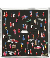 kate spade new york Ladies Crossing Silk Square Scarf