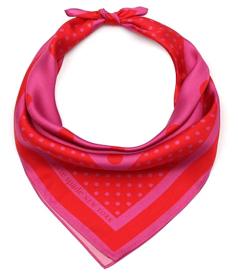 kate spade new york Lady Dot Bandana Square Scarf