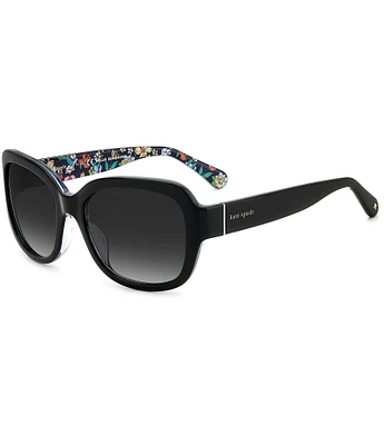 kate spade new york Women's Polarized Layne Havana Square Sunglasses