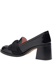 kate spade new york Leandra Bow Detail Patent Leather Loafers