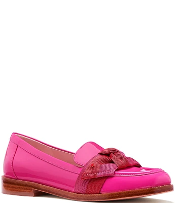 kate spade new york Leandra Bow Leather Loafers