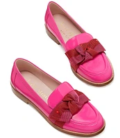 kate spade new york Leandra Bow Leather Loafers