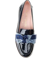 kate spade new york Leandra Bow Leather Loafers