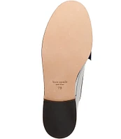 kate spade new york Leandra Bow Leather Loafers