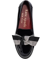 kate spade new york Leandra Bow Leather Loafers