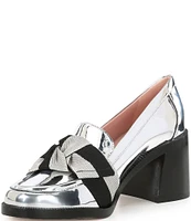 kate spade new york Leandra Leather Bow Loafer Pumps