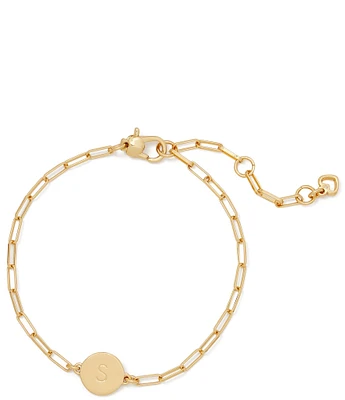 kate spade new york Letter Chain Line Bracelet