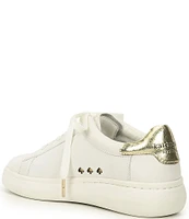 kate spade new york Lift Leather Gold Detail Sneakers