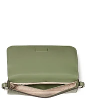 kate spade new york Liv Painterly Bouquet Embossed Leather Small East West Shoulder Bag