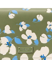 kate spade new york Liv Painterly Bouquet Embossed Leather Small East West Shoulder Bag